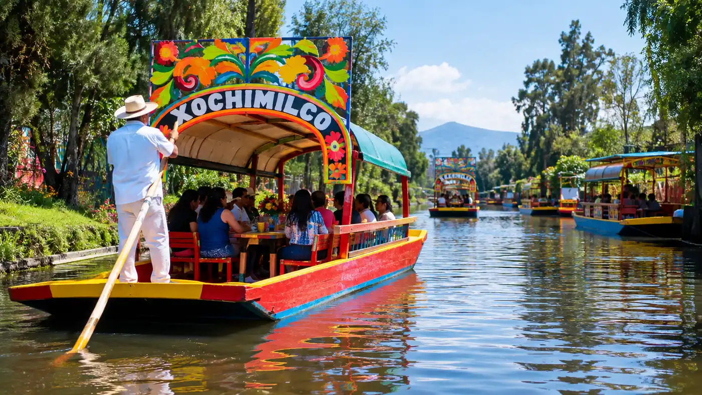 Guide des jardins flottants de Xochimilco