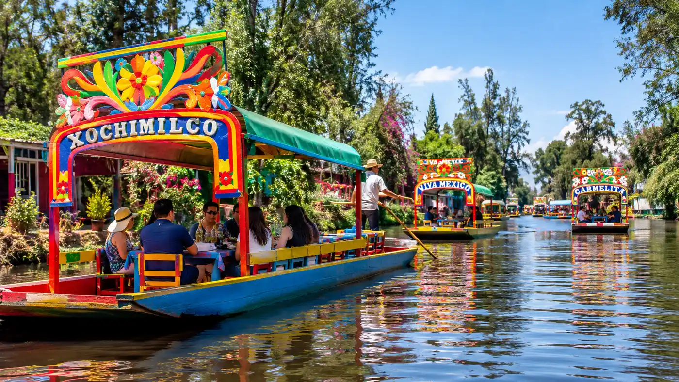 Prix, horaires et embarcadères des balades en barque à Xochimilco