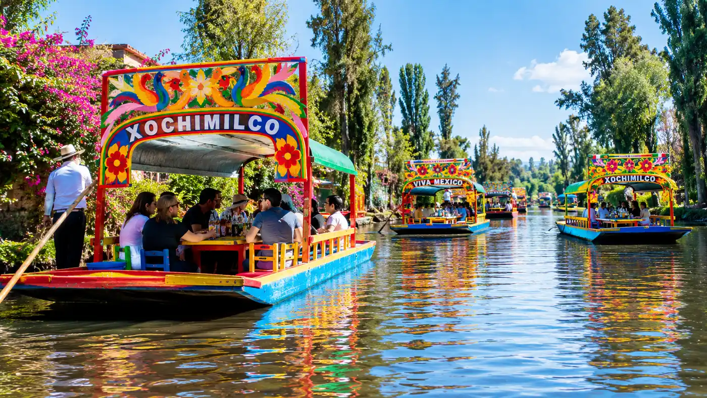 Bateaux de fête et visites privées de Xochimilco
